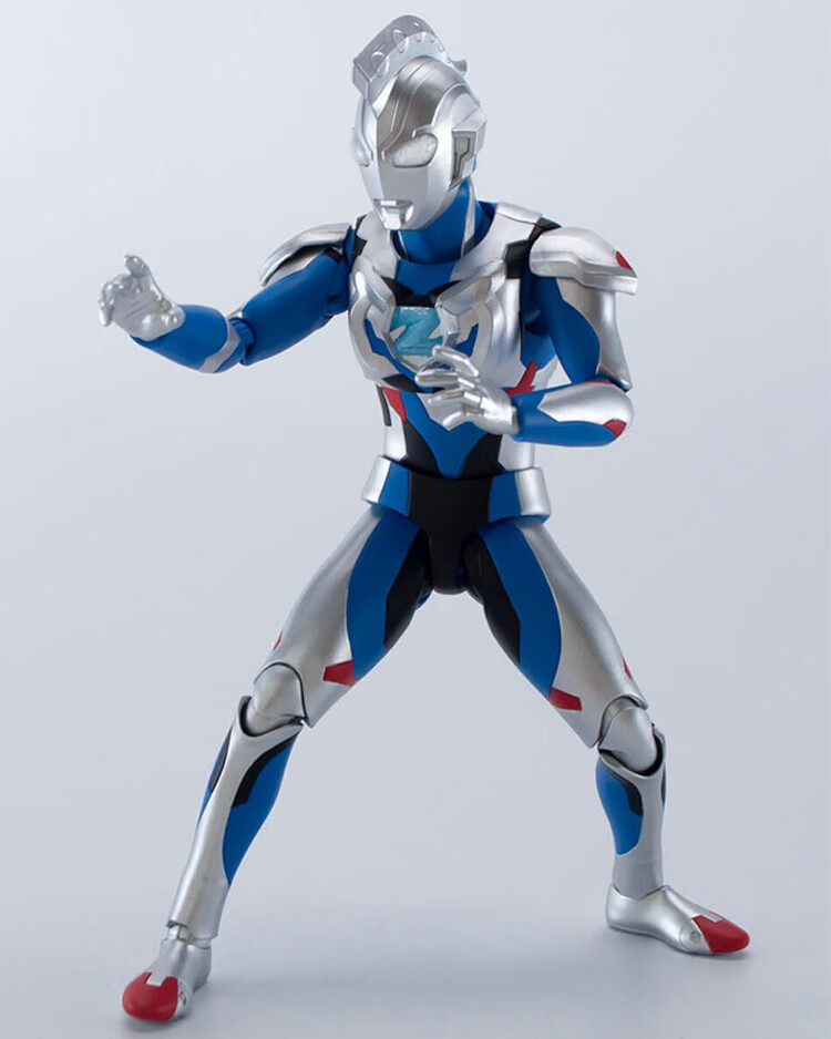 万代泽塔奥特曼shf可动人偶阿尔法利刃形态 shf泽塔阿尔法人偶【图片