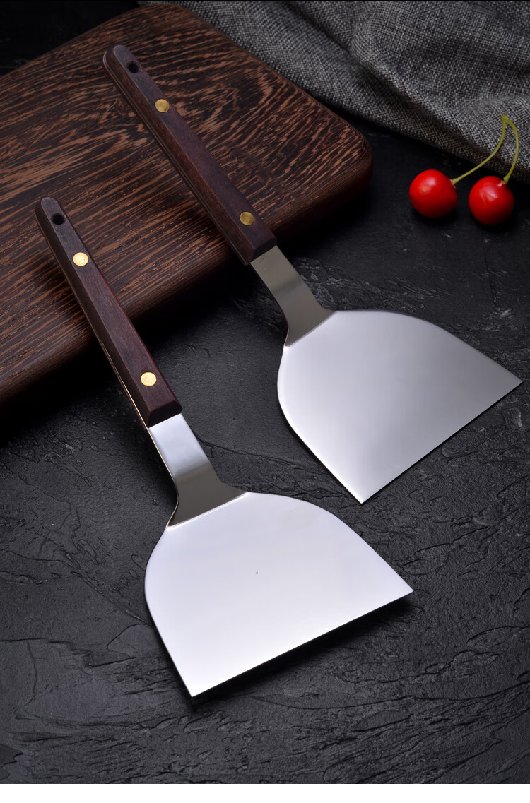 铲子不锈钢牛排铲铁板烧铲子专用铁板铲料理铲不锈钢牛排铲商用烧烤铲