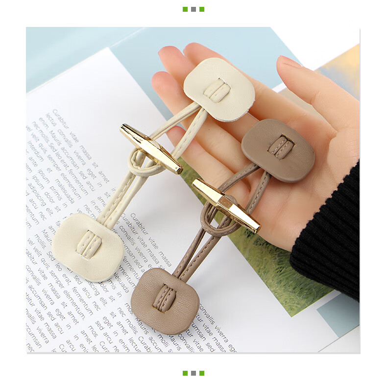 可狄(kedi) 时尚牛角扣纽扣辅料金属皮扣羊绒大衣扣子配件装饰风衣