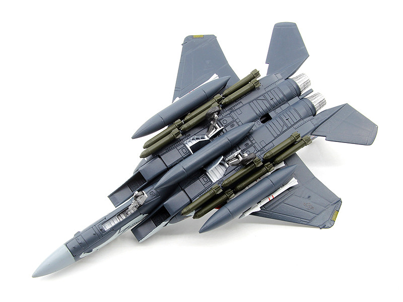 f15合金战斗机模型国民警卫队f15e攻击鹰战机成品飞机模型1:100神孩子