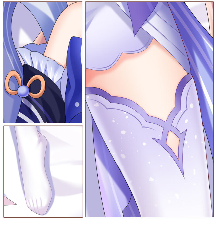 [原创]原神珊瑚宫心海御姐分腿宅男开可插开孔动漫等身抱枕娃娃 ()如