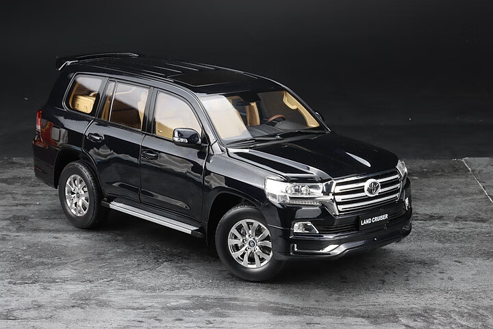 迪士尼 1:18丰田陆地巡洋舰兰德酷路泽lc200 landcruiser车模 黑色