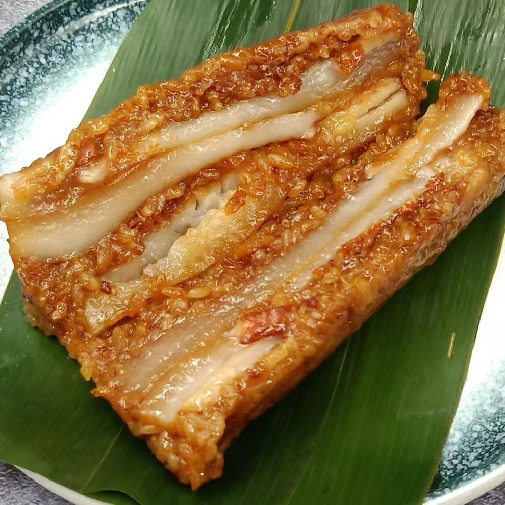 肥肉粽子10只粽子鲜肉粽大肥肉粽80g左右肥肉新鲜粽子多口味可选腾旺