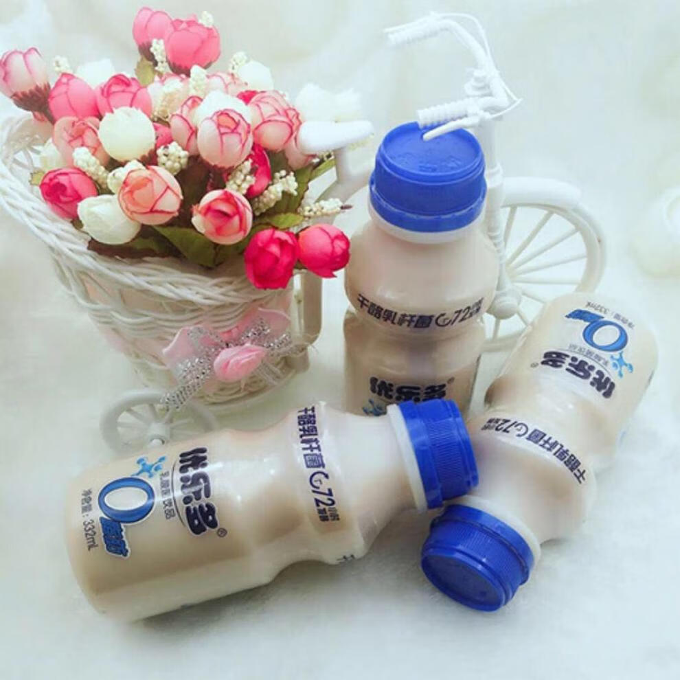 fghgf特产道装优乐多乳酸菌饮品 332ml*12瓶 儿童乳酸菌饮品 营养早餐