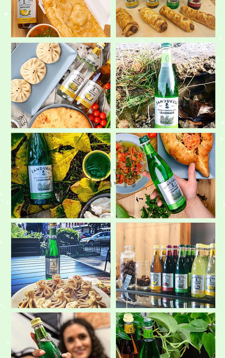 龙蒿饮料格鲁吉亚饮料zandukeli龙蒿水龙蒿汁龙蒿饮料冰饮混合装龙蒿