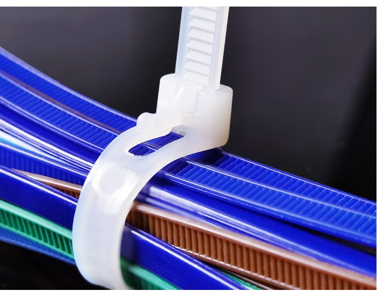 活扣扎带尼龙塑料可松式拆卸解重复使用大号强力国标卡扣4150宽35mm