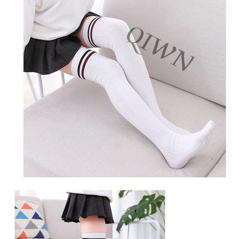 儿童过膝长袜小学生长筒袜女高筒袜儿童长筒袜过膝盖女童中筒袜学生
