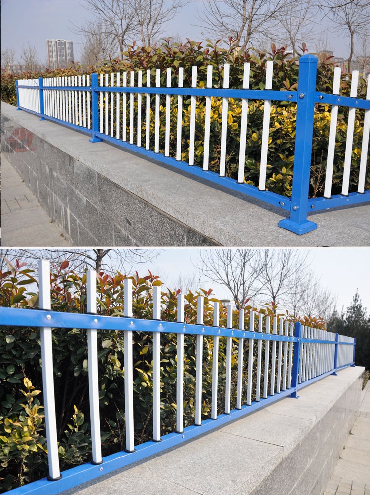 锌钢护栏小区花园别墅庭院围墙围栏栅栏市政施工铁防护栏杆隔离栏