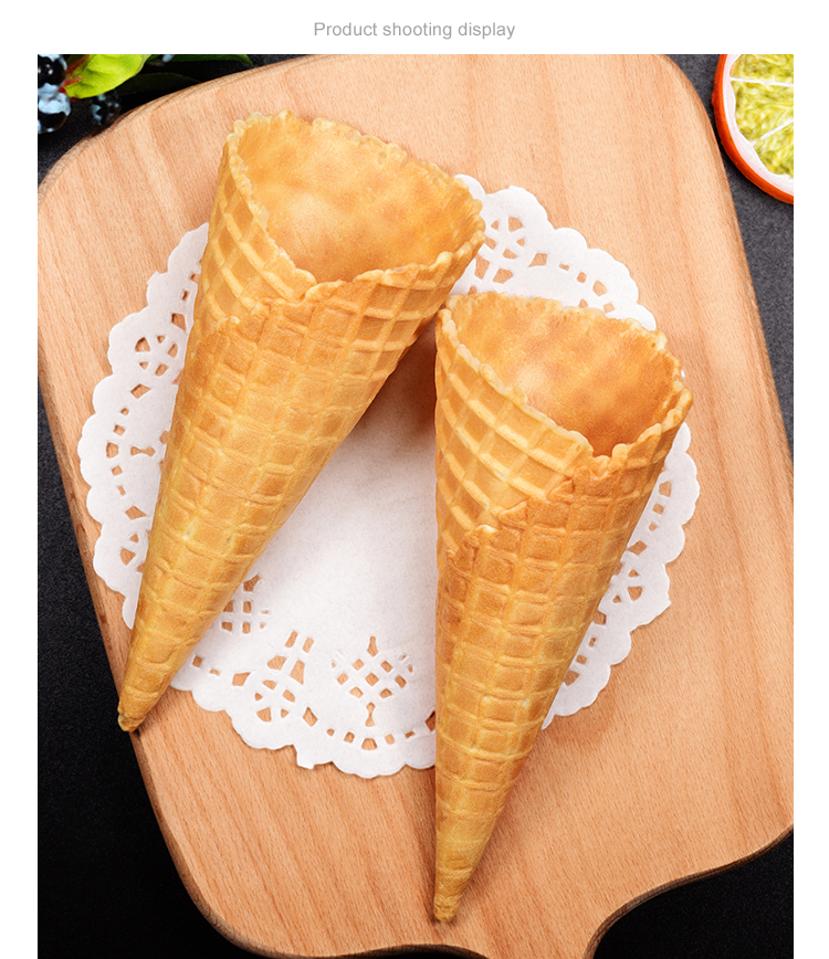 商用24度原味脆皮蛋筒华夫筒鸡蛋卷冰淇淋壳冰激凌甜筒脆皮杯雪