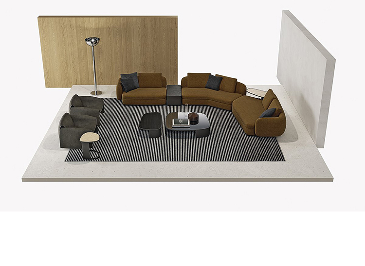 【100万关注】现代海马 沙发 意式bauhaus设计师轻奢现代极简大户型