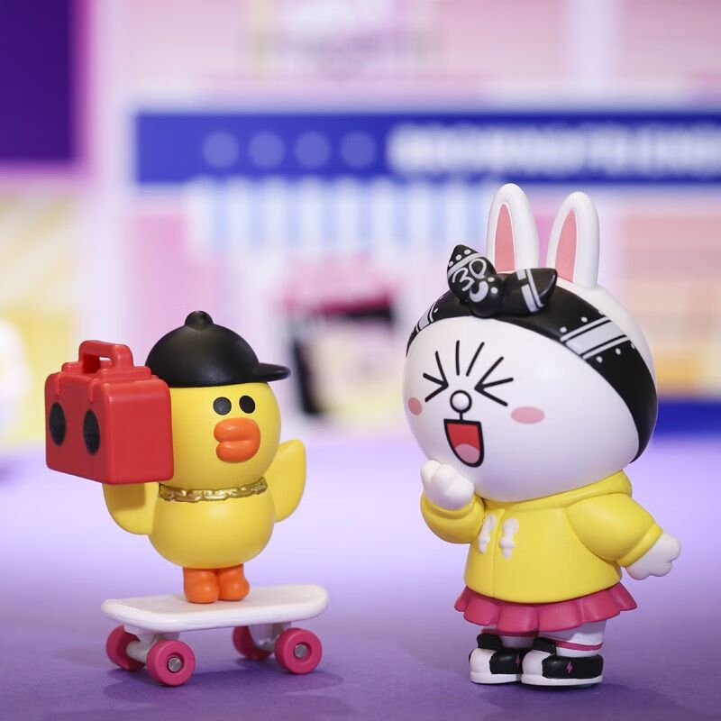 line friends街头系列潮玩盲盒确认款 dj蛙里奥 保证【图片 价格 品牌