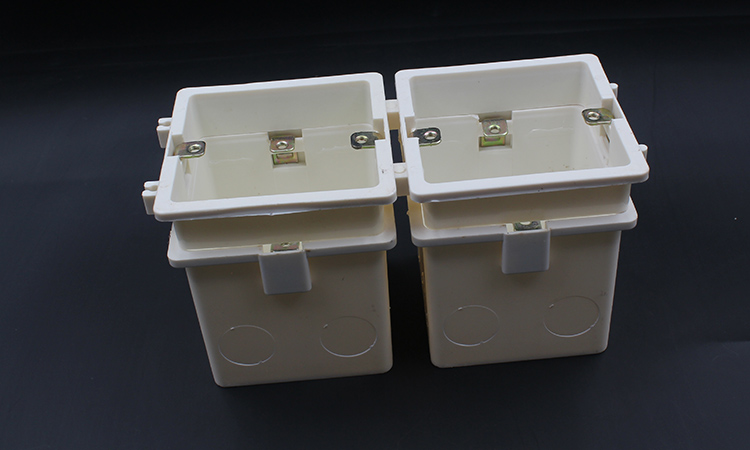 飞客达86型pvc接线盒暗装盒套盒3cm拼装加高圈阻燃插座底盒增高圈4cm