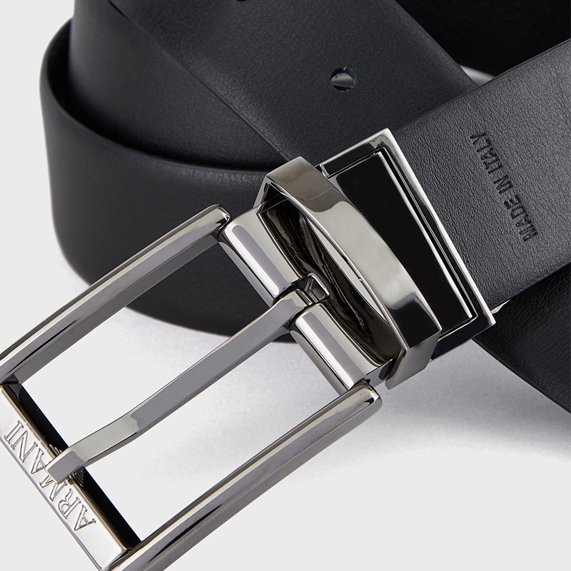 emporioarmani阿玛尼春夏男士精选商旅系列双面皮腰带8001