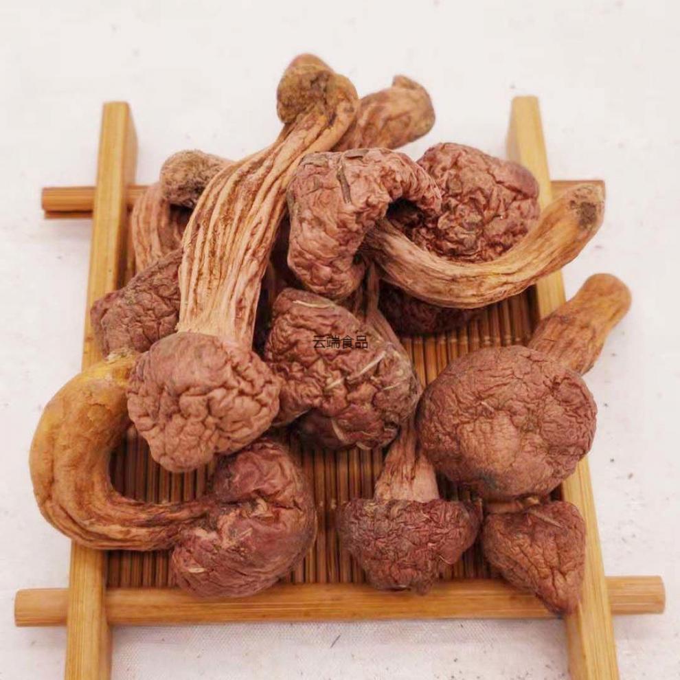 东北野松树伞蘑菇红肉蘑菇红松蘑松菇土特产山货丹东干货香菇500