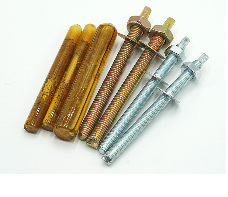 禄维钢 高强度化学螺栓国标建筑膨胀螺丝镀锌药剂锚栓 m8m12m16m20m24