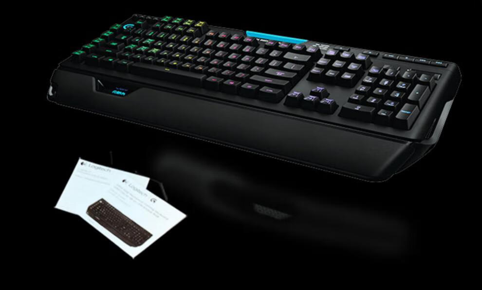 罗技g910有线机械键盘游戏电竞rgb背光自带掌托人体工学电脑外设g910