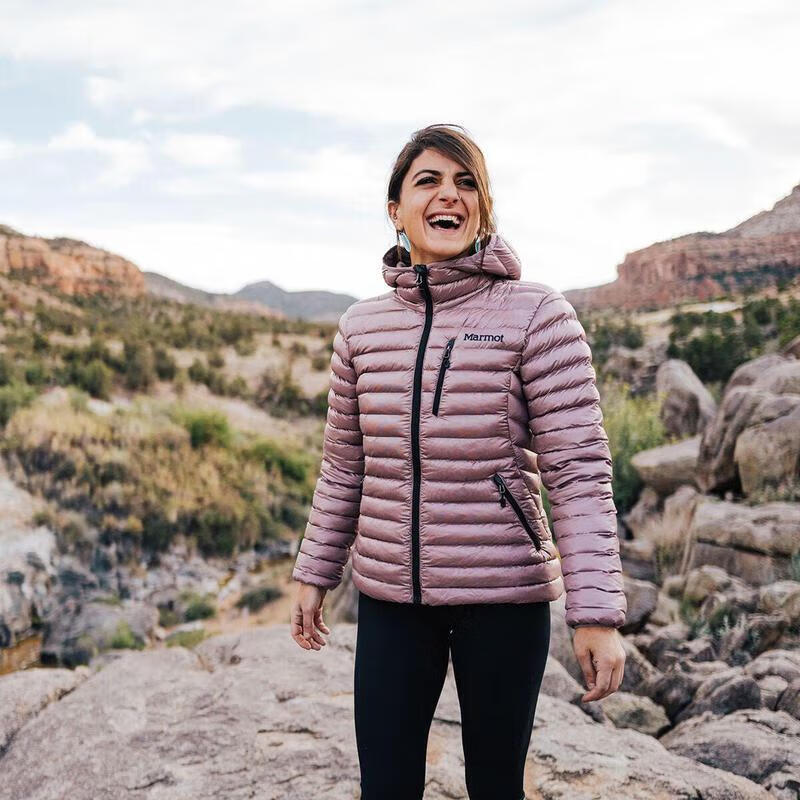 女士avant featherless 保暖透气舒适轻便 连帽羽绒服女 botanical