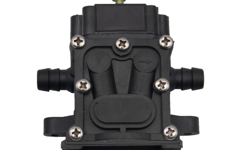 电动喷雾器器水泵泵头通用隔膜泵配件小泵头压力泵头双泵泵头头部处理