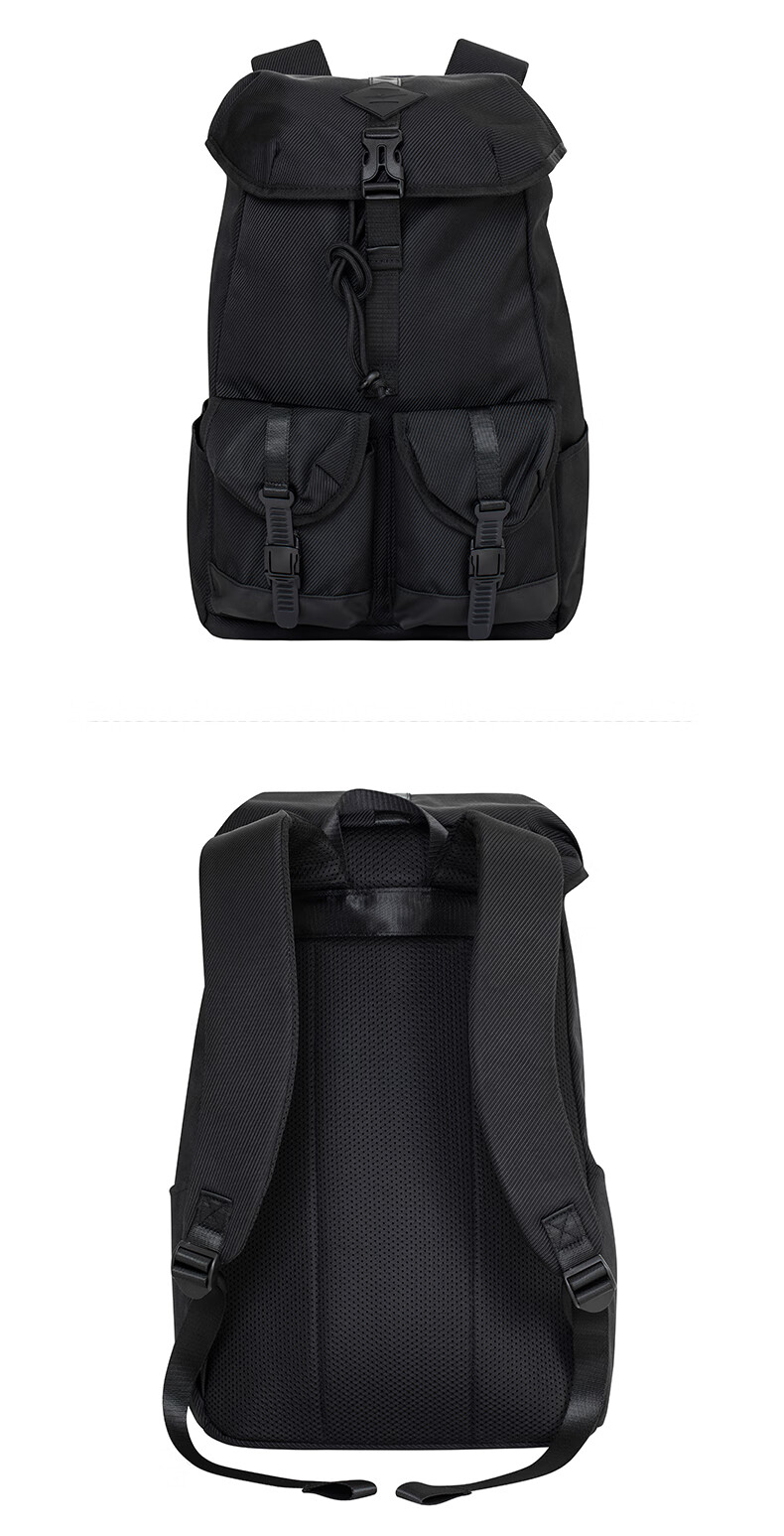 鸿星尔克双肩包运动背包男时尚ins大容量旅行包电脑包通勤学生书包