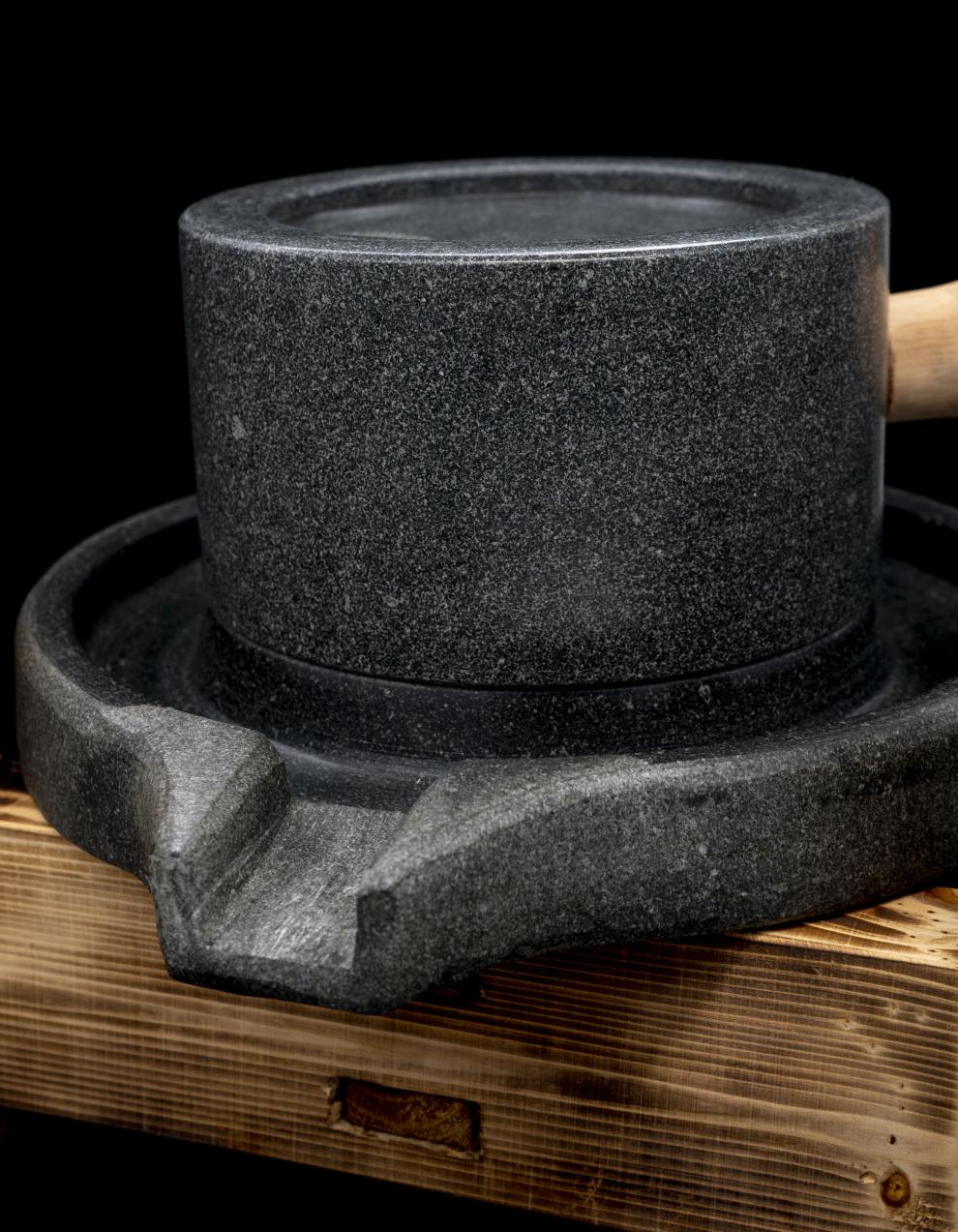 石磨家用老式 小石磨家用磨盘老石磨青石石磨家用迷你手工老式家用