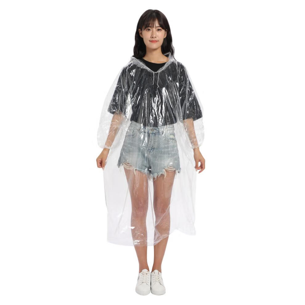 【京选优品】便携式一次性卡片雨衣卡片雨衣薄款一次性男女通用方便