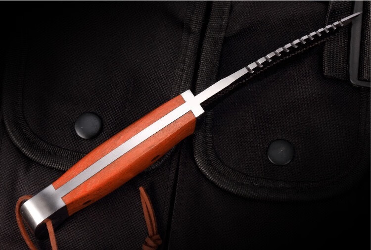 尼泊尔军弯刀狗腿大号 高硬度d2钢刀户外刀防身刀具特种兵锋利直刀