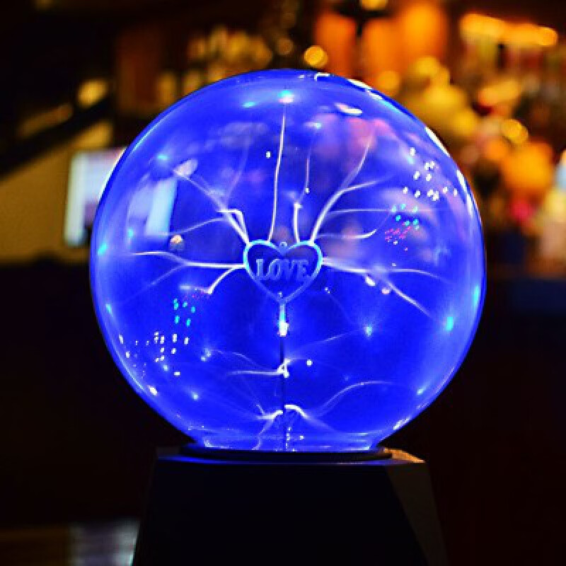 魔力静电球魔力静电感应球等离子静电发光魔力水晶玩具球科技馆触摸