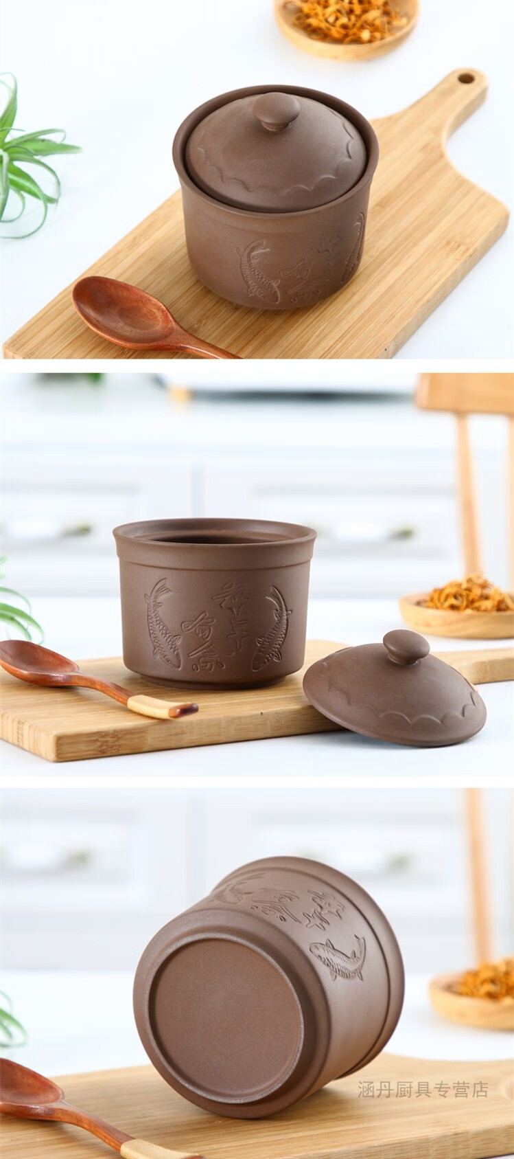 雅派紫砂炖盅带盖陶瓷隔水燕窝炖盅碗孕妇专用家用宝宝煲粥蒸蛋碗甜品