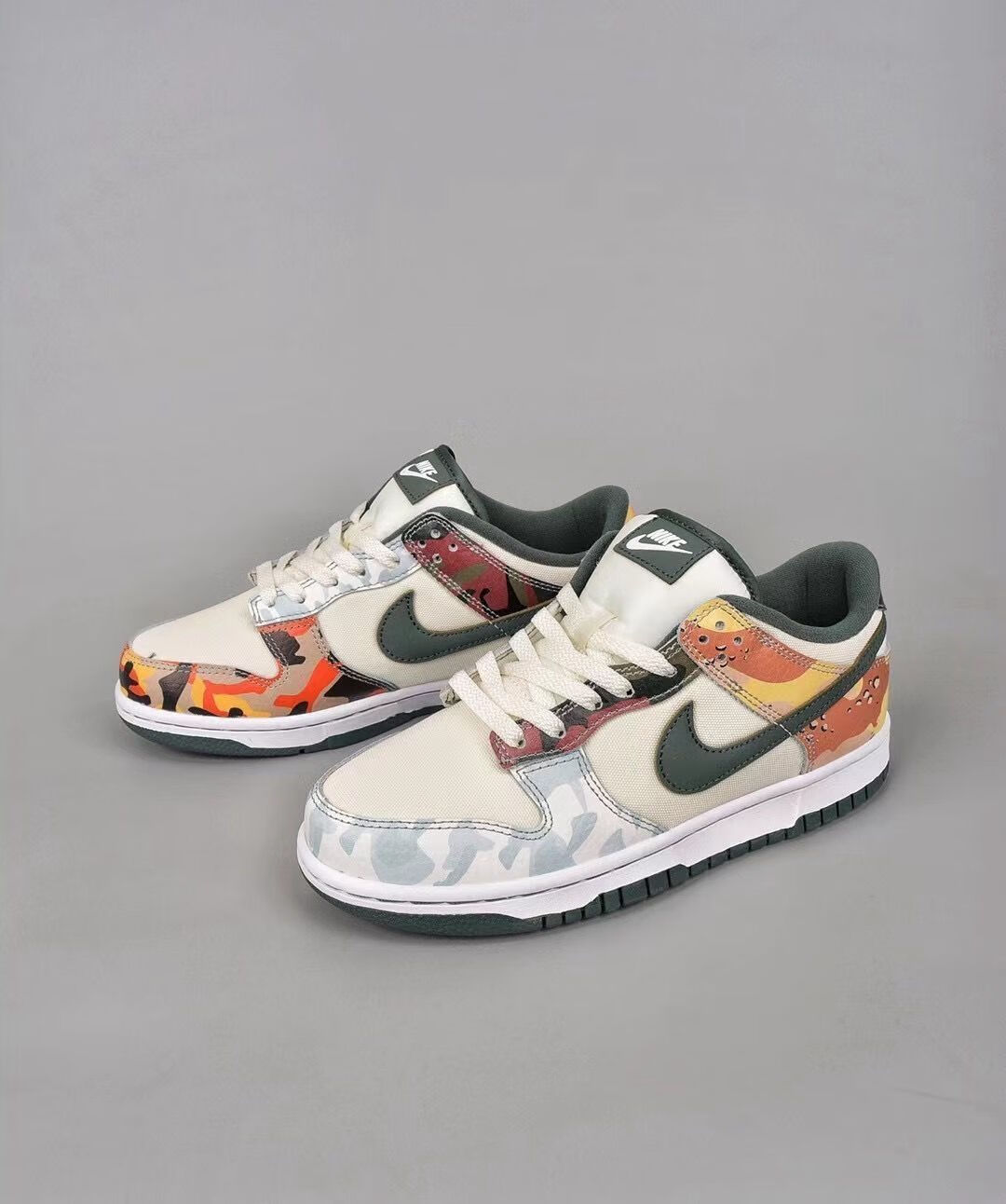 纯原dunk迷彩不对称鸳鸯板鞋sb糖果低帮男女鞋子黑白熊猫食神耐磨紫金