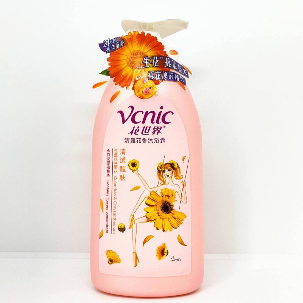 花世界沐浴露 花世界沐浴露650ml滋养莹润清雅花香百花香原液精华香体
