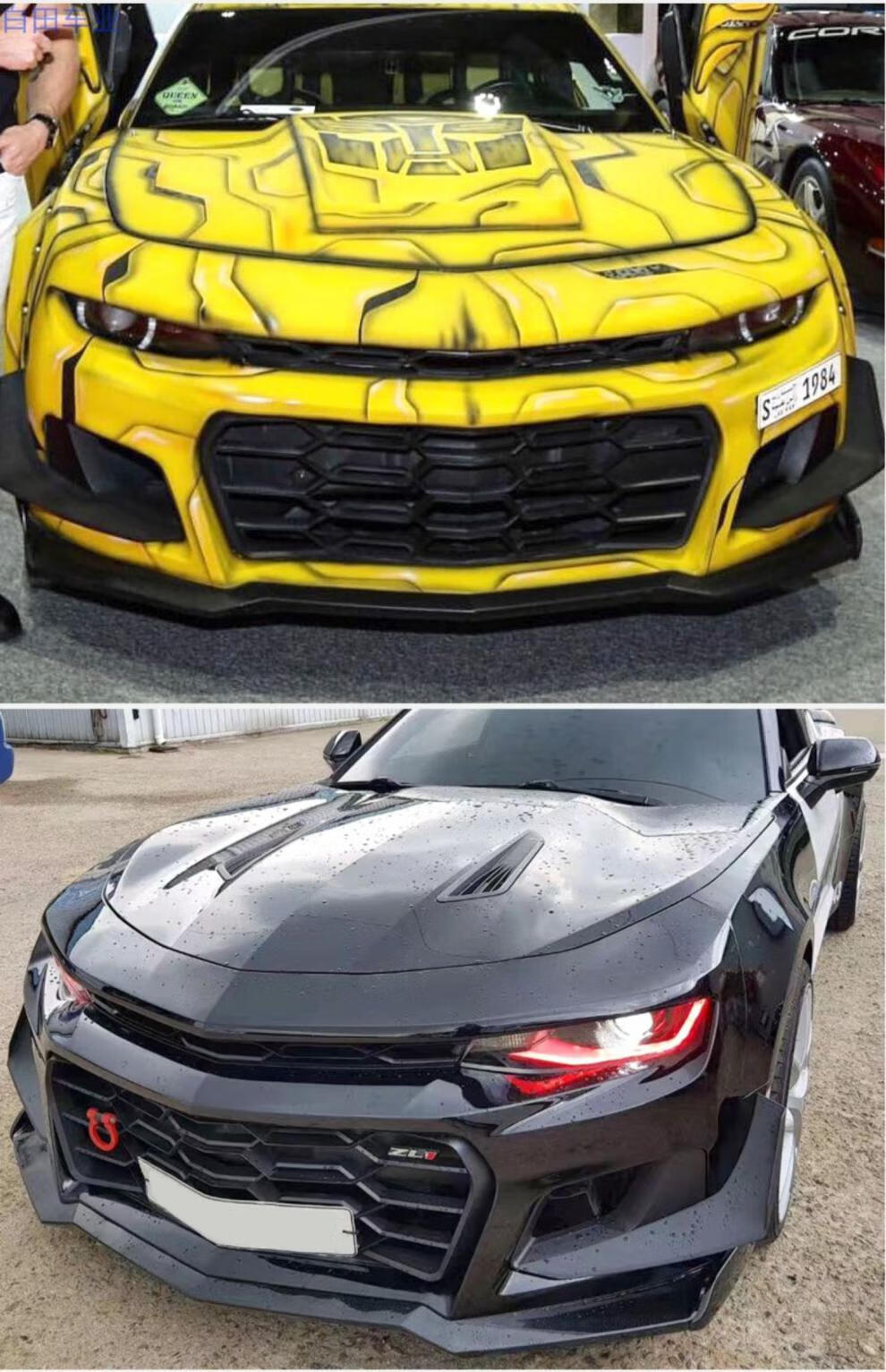 适用于16-20款科迈罗改装zl1包围前杠总成ampp1le包围侧裙后唇套件