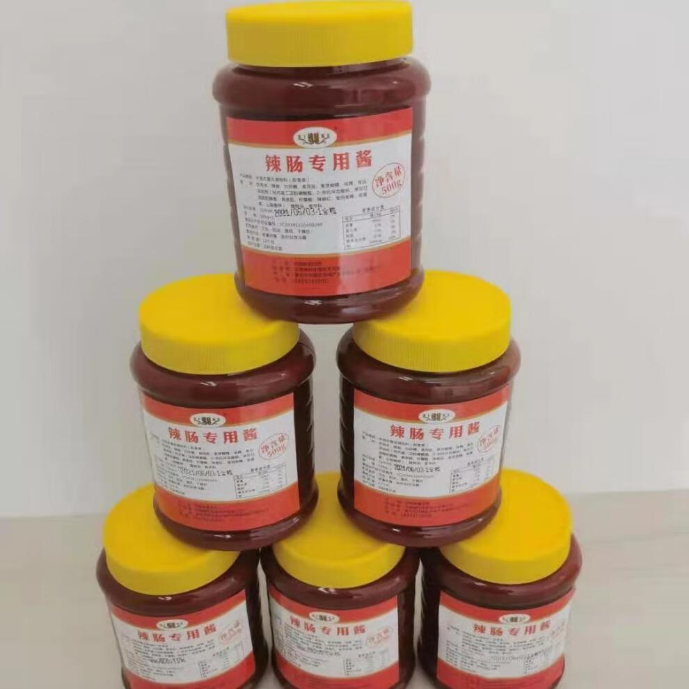 上海可发 横山辣肠辣酱瓶装 烧烤油炸凉拌拌饭好吃 小酥肉手抓饼烤肠