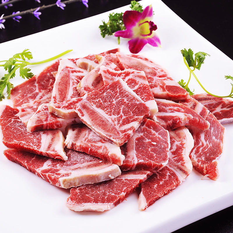 新鲜黑椒牛仔骨半成品煎烤佳品厂家直销新鲜现杀已腌制商用批发牛仔骨