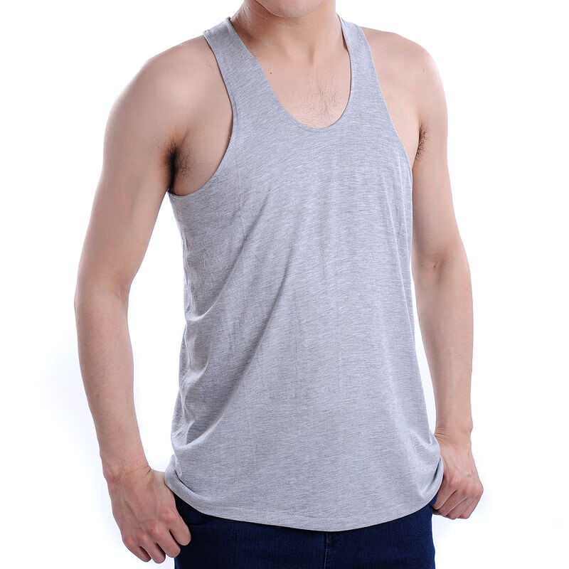 老头背心棉质跨栏老式背心中老年棉质汗衫男大码宽松无袖爸爸装吊带