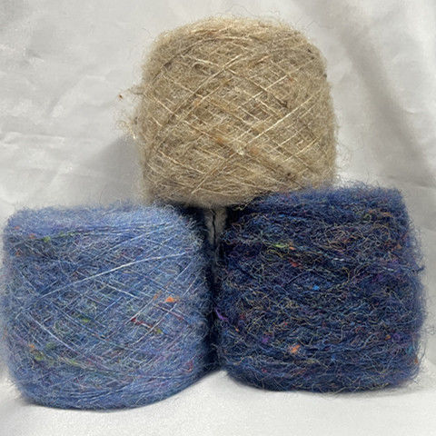 万席 马海毛毛线段染马海毛特色时尚手工编织线一团一两5团起 锻染a3