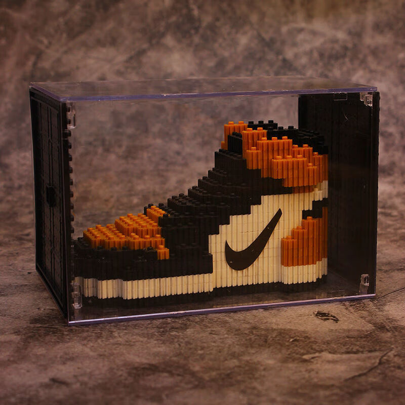 乐高(lego)积木aj篮球鞋微颗粒拼装玩具模型情侣 男女友生日礼物 aj