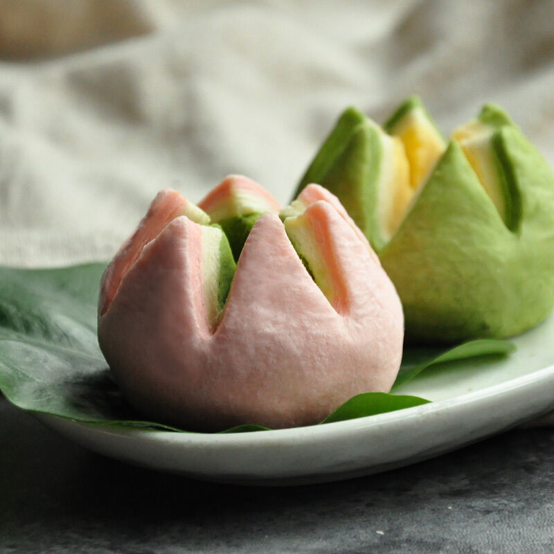 杭州荷花酥传统糕点礼盒莲花酥饼零食 荷花酥6颗装