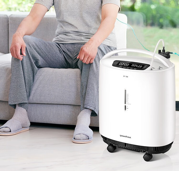 鱼跃yuwell制氧机老人家用氧气机孕妇吸氧机家庭氧气机制氧器8f5w静音