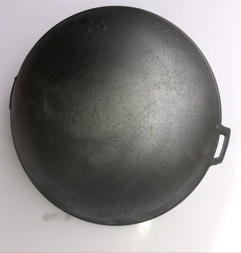 正宗铁锅老式双耳生铁炒锅农村家用炒菜不粘锅无涂层江油手工铸铁36cm