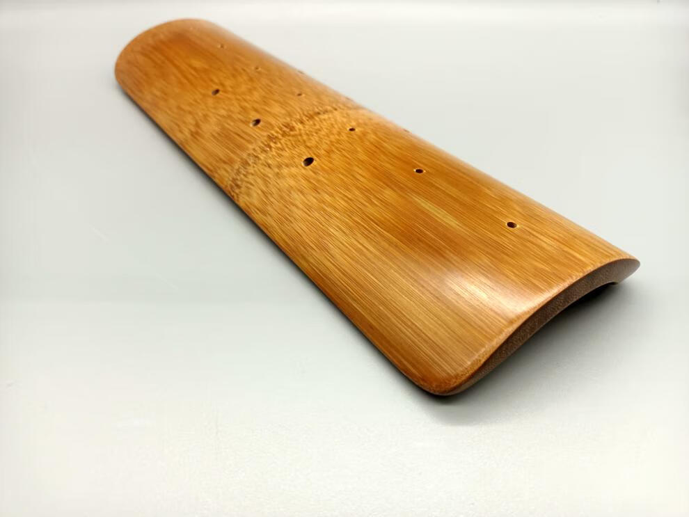 颈椎枕 颈竹子半圆枕头成人竹筒枕头空心竹枕实木 颈椎 30cm颈枕高5 