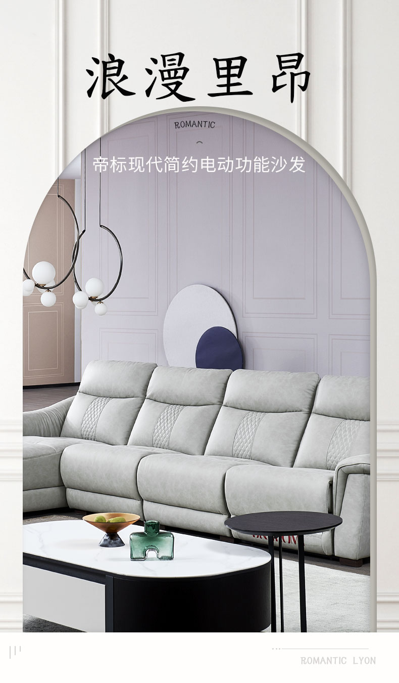 帝标沙发帝标科技布沙发现代简约轻奢小户型布艺沙发客厅组合ds0128a1