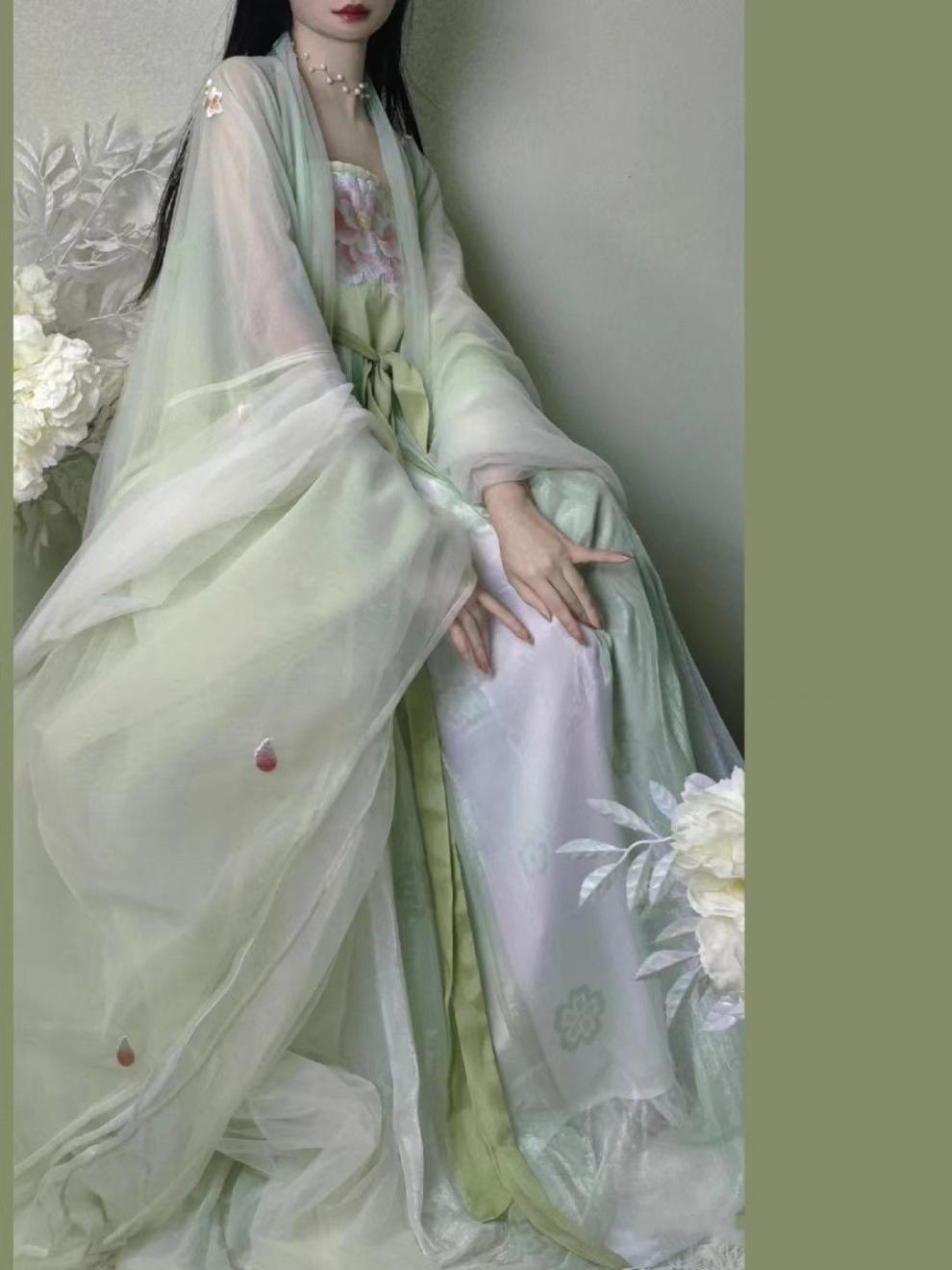 古装女汉服汉服女裙正版原创轻薄仙气古风古装超仙广袖流仙裙成年人