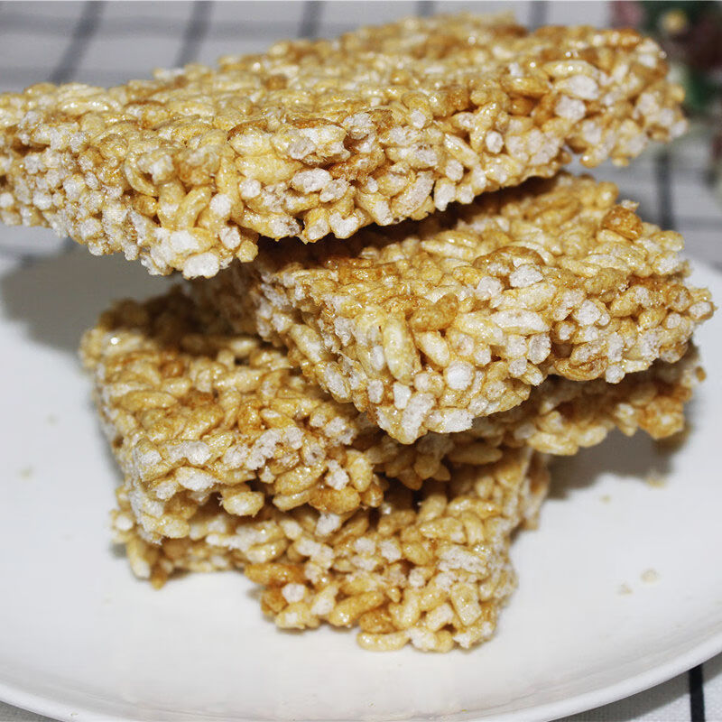 广西红糖米花糖爆米花糖酥脆糖糤8090后怀旧儿时年货零食 红糖细米 米