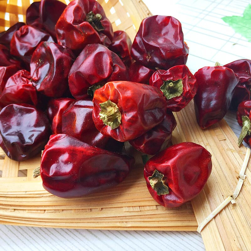 灯笼椒四川特产干辣椒大红袍辣椒干海椒辣椒散装500g