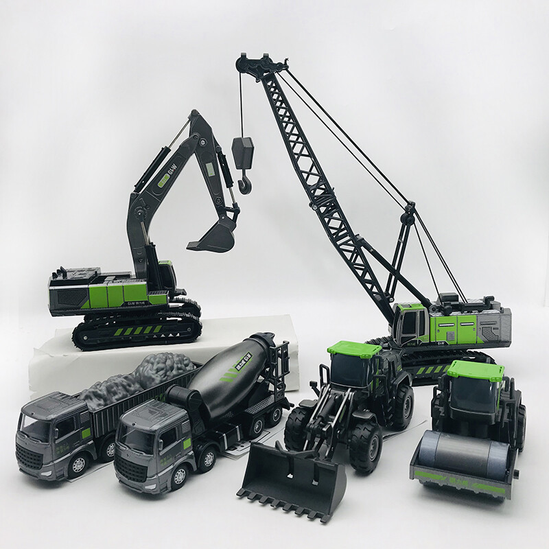 钢力威合金挖掘机吊车儿童大号履带钩机小男孩的工程车模型玩具车小