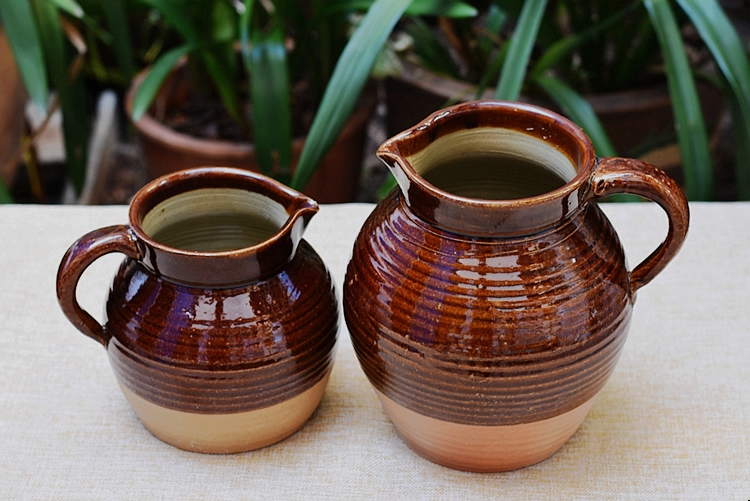 土陶罐煮茶云南土陶罐大理粗陶泡茶罐煮大号餐饮具饭店烧烤摊茶水罐