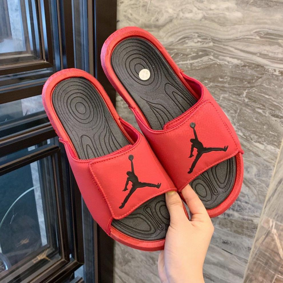 aj拖鞋飞人乔6运动篮球拖鞋情侣魔术贴潮牌居家男女拖鞋男士凉鞋飞人