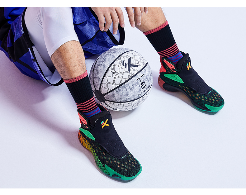 安踏篮球鞋男鞋运动鞋2020新款汤普森kt5签名球鞋ktv歌单雷鬼音乐127