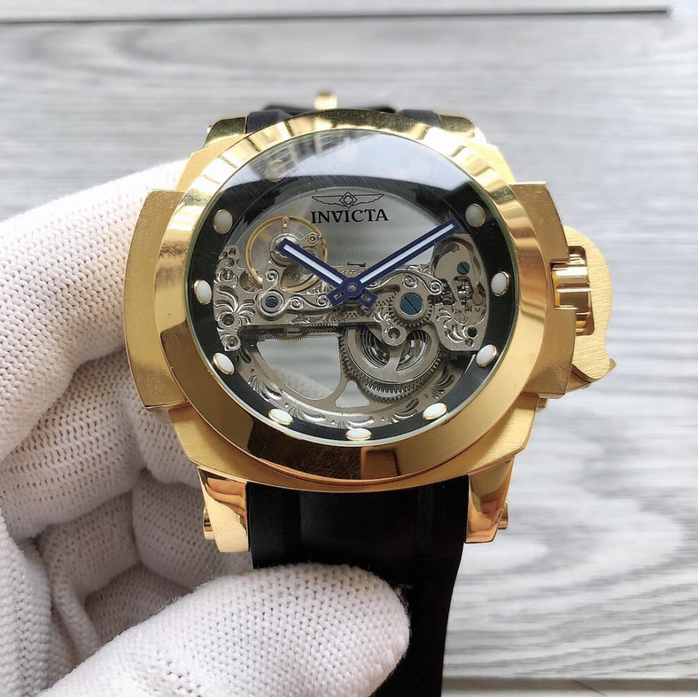 因维克塔手表 英佛他 invicta 因维克塔 蓝光 大表盘机械手表男 2