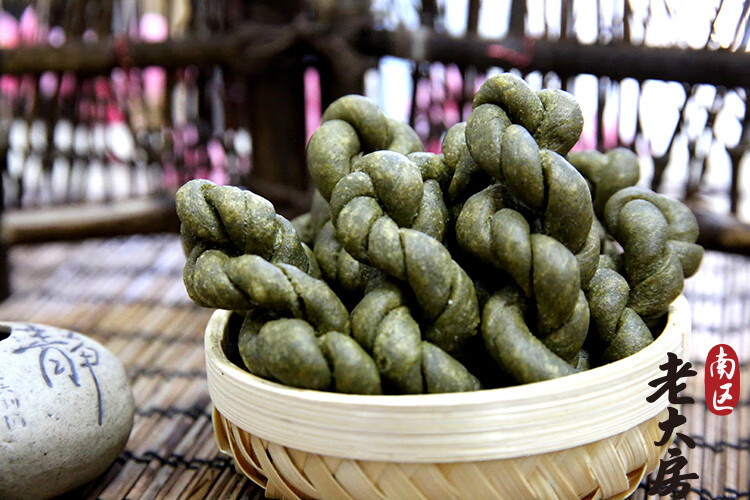 上海特产南区老大房苔条麻花油赞子 休闲老式中式传统糕点心咸味 苔条